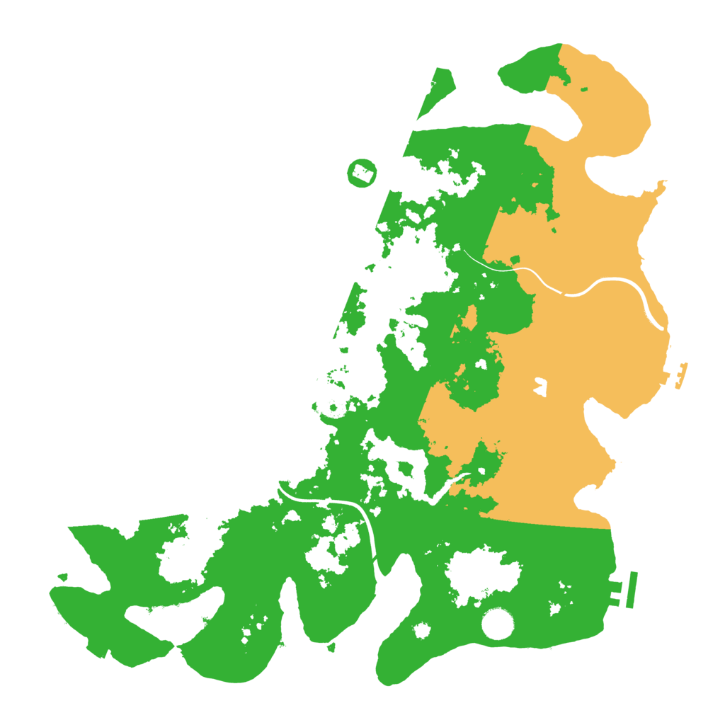 Biome Rust Map: Procedural Map, Size: 4000, Seed: 278568