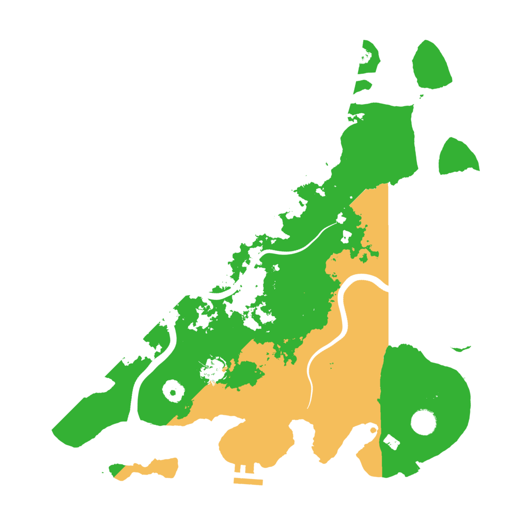 Biome Rust Map: Procedural Map, Size: 3600, Seed: 1921047868