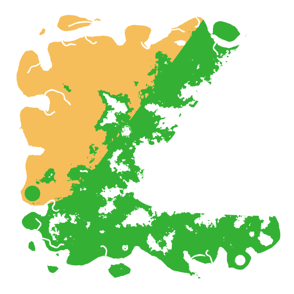 Biome Rust Map: Procedural Map, Size: 5000, Seed: 72639