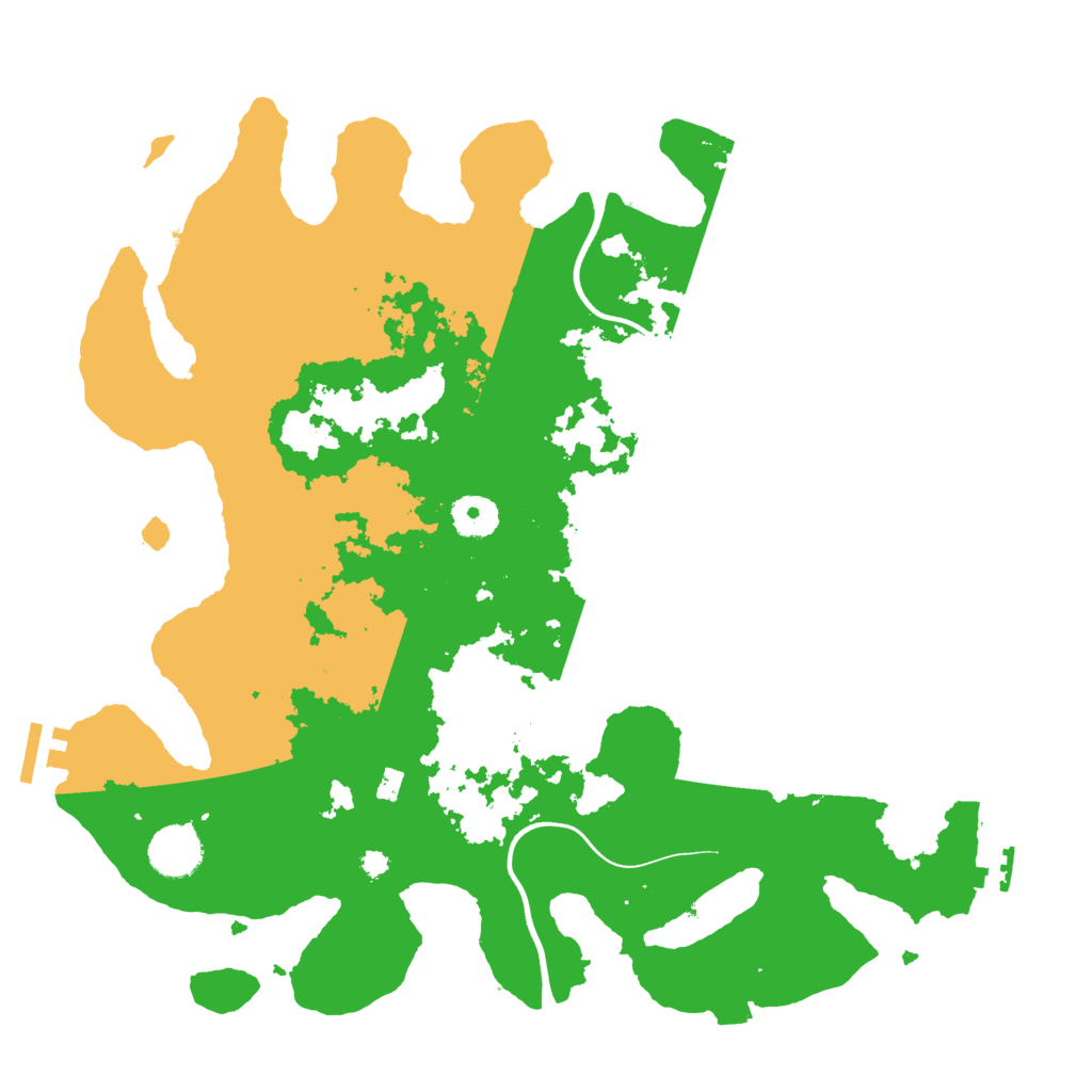 Biome Rust Map: Procedural Map, Size: 3650, Seed: 31189886