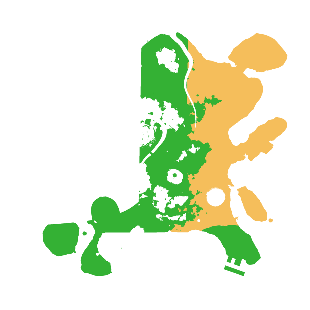 Biome Rust Map: Procedural Map, Size: 3000, Seed: 2025052478