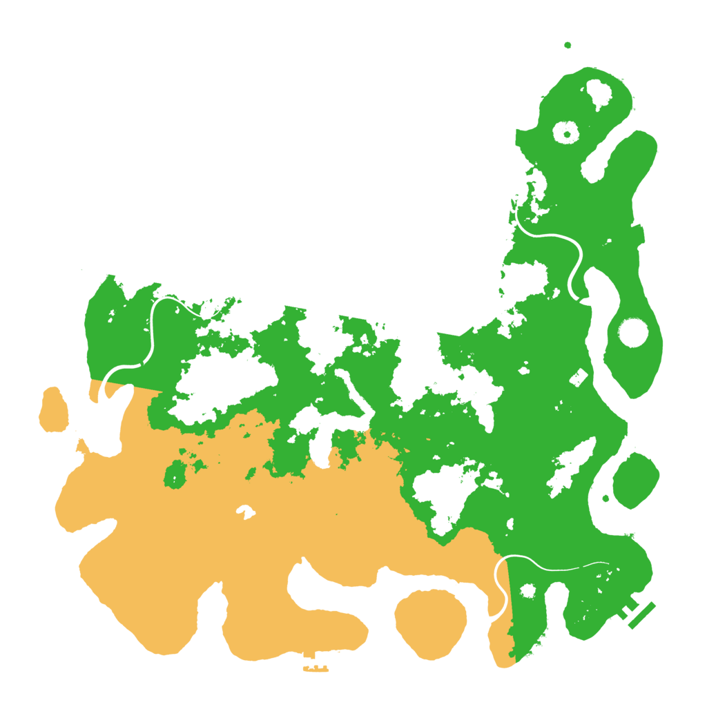 Biome Rust Map: Procedural Map, Size: 4250, Seed: 1257617263