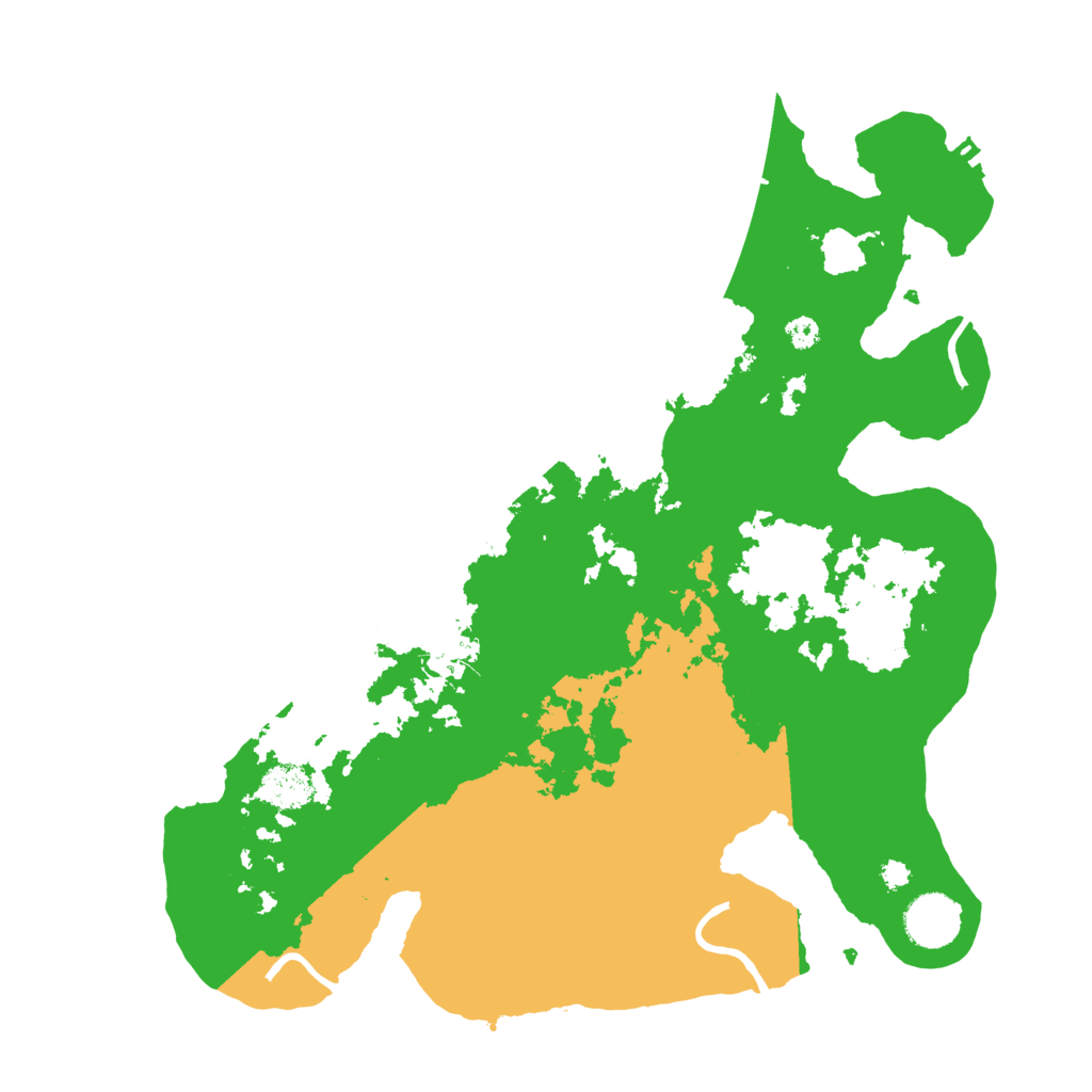 Biome Rust Map: Procedural Map, Size: 3500, Seed: 59851824