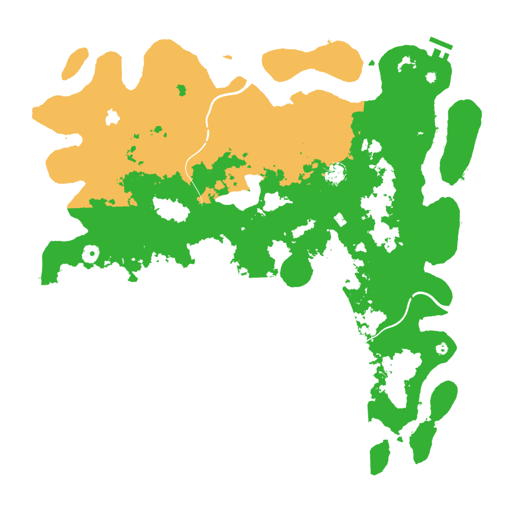 Biome Rust Map: Procedural Map, Size: 4250, Seed: 300201082