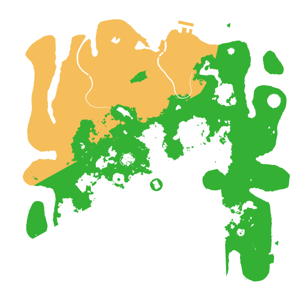 Biome Rust Map: Procedural Map, Size: 4000, Seed: 23664195