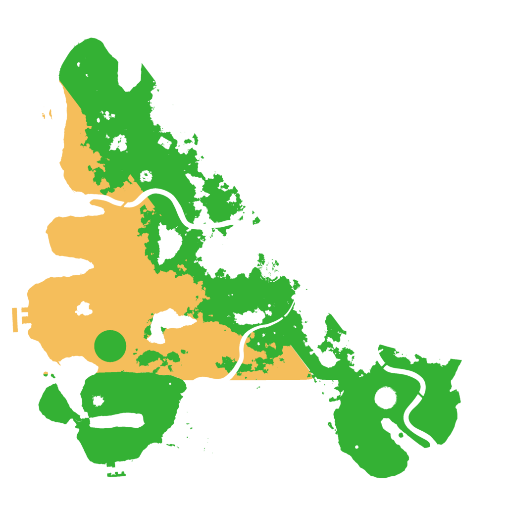 Biome Rust Map: Procedural Map, Size: 4200, Seed: 298551557