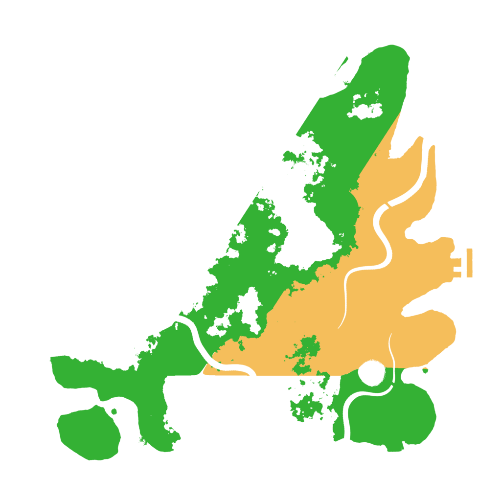 Biome Rust Map: Procedural Map, Size: 3500, Seed: 1165717878