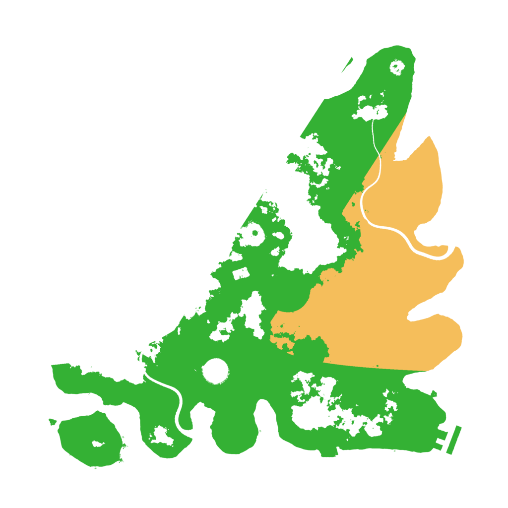 Biome Rust Map: Procedural Map, Size: 3500, Seed: 1165717878