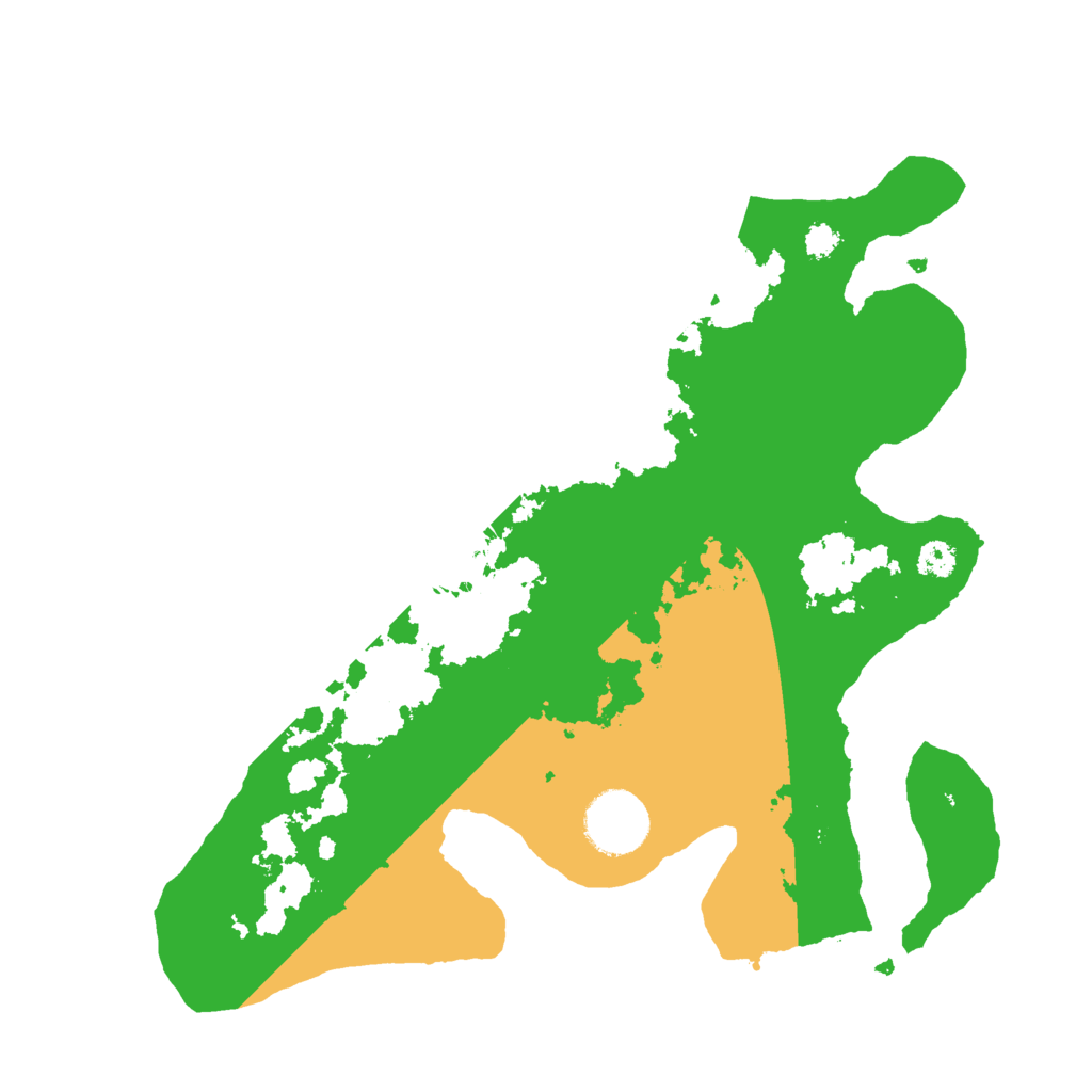Biome Rust Map: Procedural Map, Size: 3000, Seed: 48769852