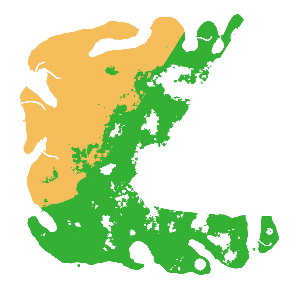 Biome Rust Map: Procedural Map, Size: 4500, Seed: 1293963763
