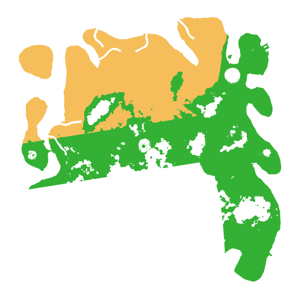 Biome Rust Map: Procedural Map, Size: 3550, Seed: 30642809