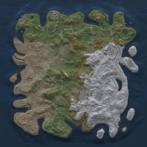 Thumbnail Rust Map: Procedural Map, Size: 4250, Seed: 692001, 20 Monuments