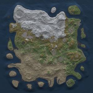 Thumbnail Rust Map: Procedural Map, Size: 4250, Seed: 251314472, 20 Monuments