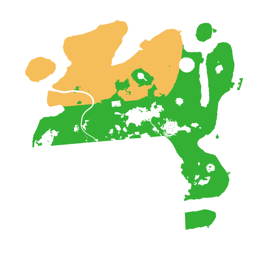 Biome Rust Map: Procedural Map, Size: 3000, Seed: 7196248