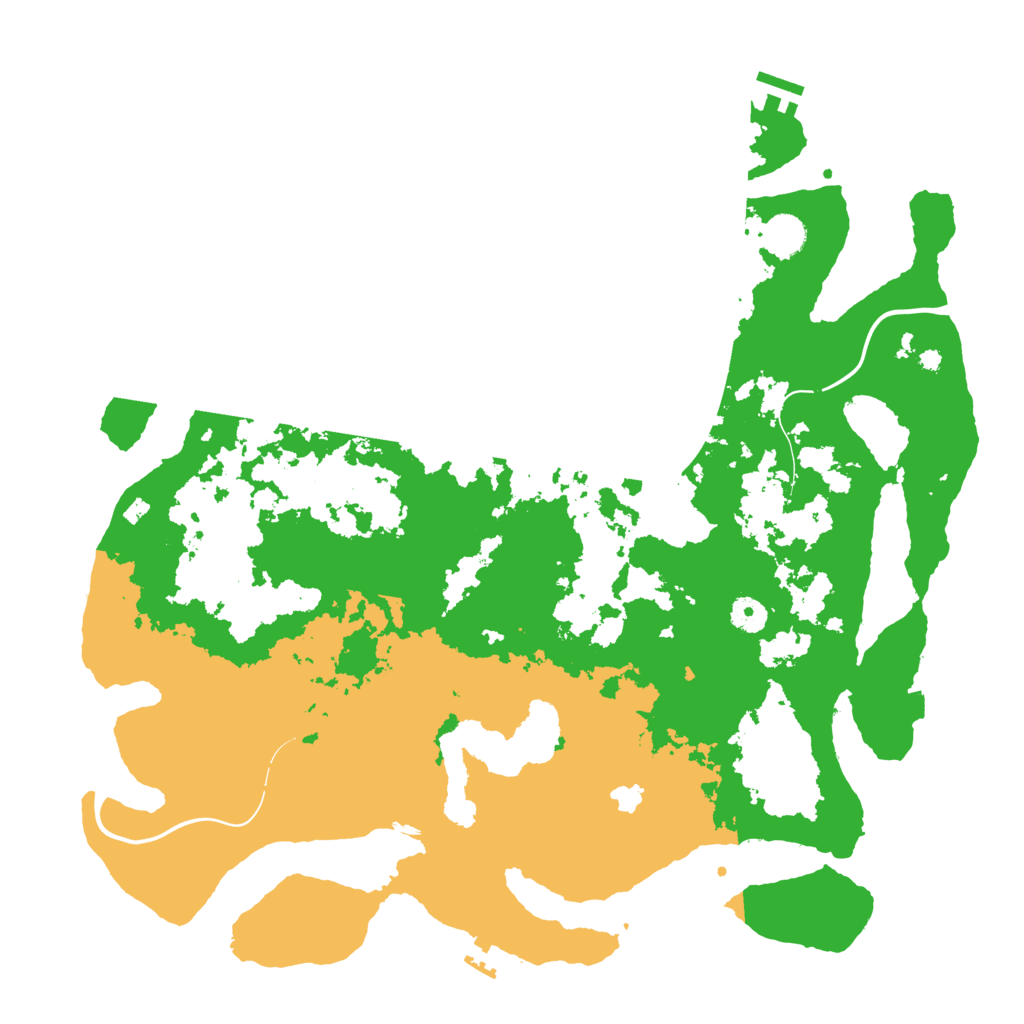 Biome Rust Map: Procedural Map, Size: 4300, Seed: 112