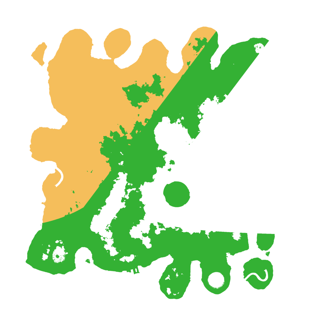 Biome Rust Map: Procedural Map, Size: 3500, Seed: 2096223675