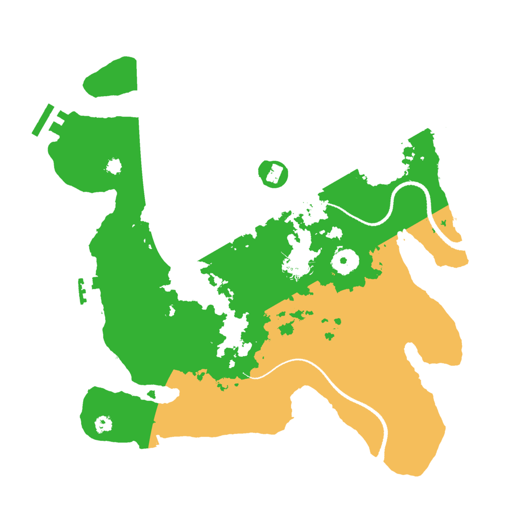 Biome Rust Map: Procedural Map, Size: 3000, Seed: 37965