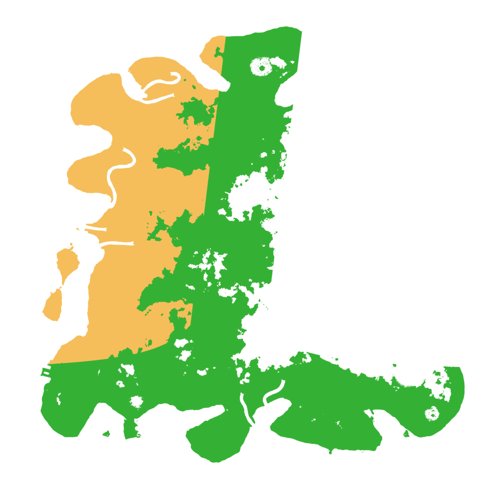 Biome Rust Map: Procedural Map, Size: 3700, Seed: 1100982125