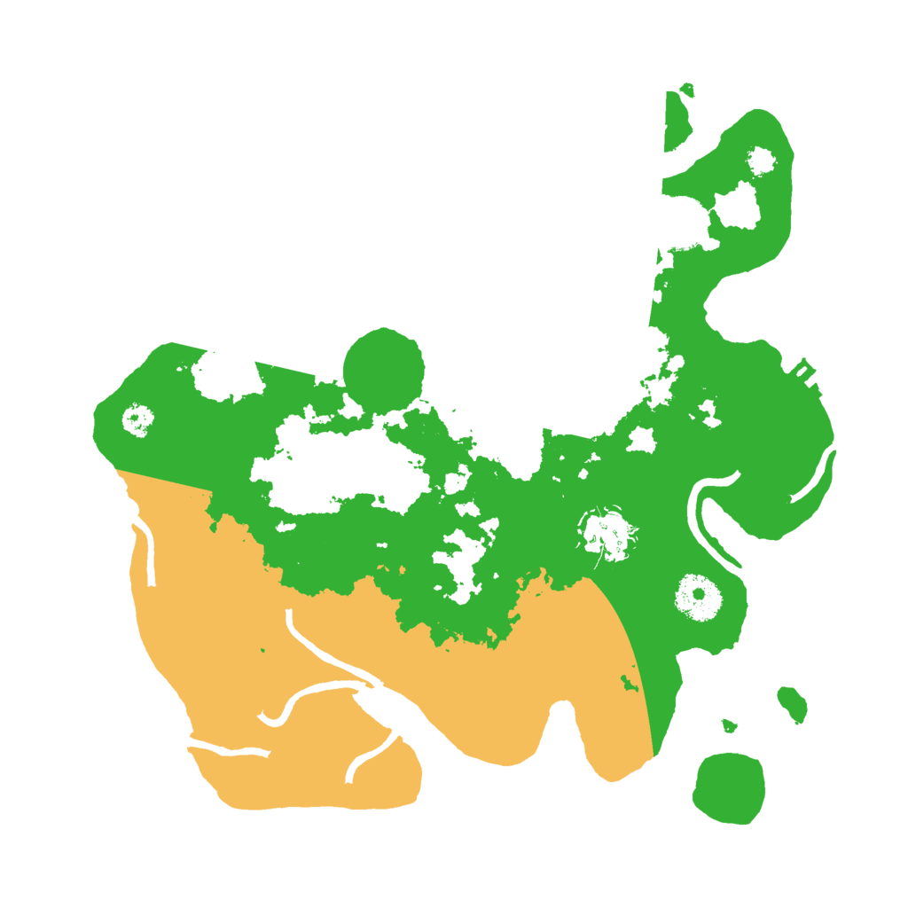 Biome Rust Map: Procedural Map, Size: 3000, Seed: 2029836