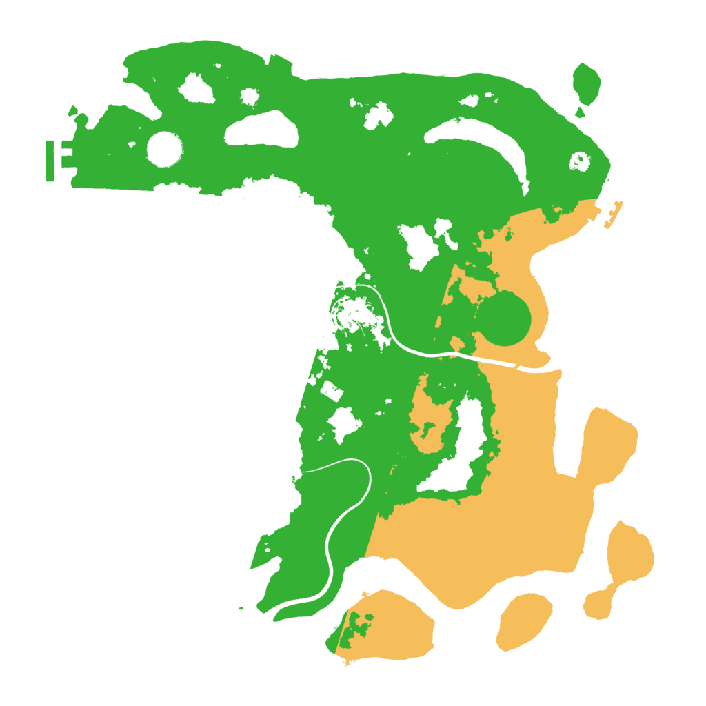 Biome Rust Map: Procedural Map, Size: 3500, Seed: 1900570318