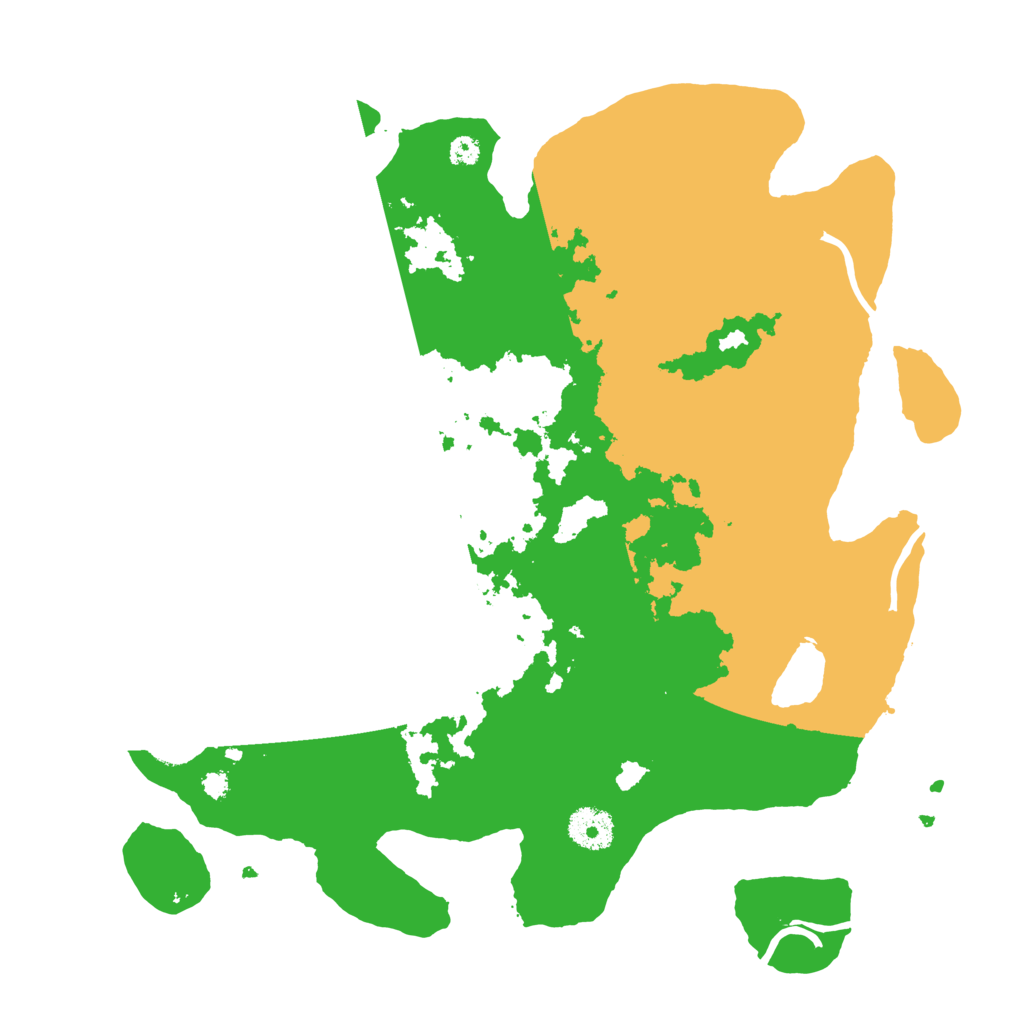 Biome Rust Map: Procedural Map, Size: 3500, Seed: 30192023