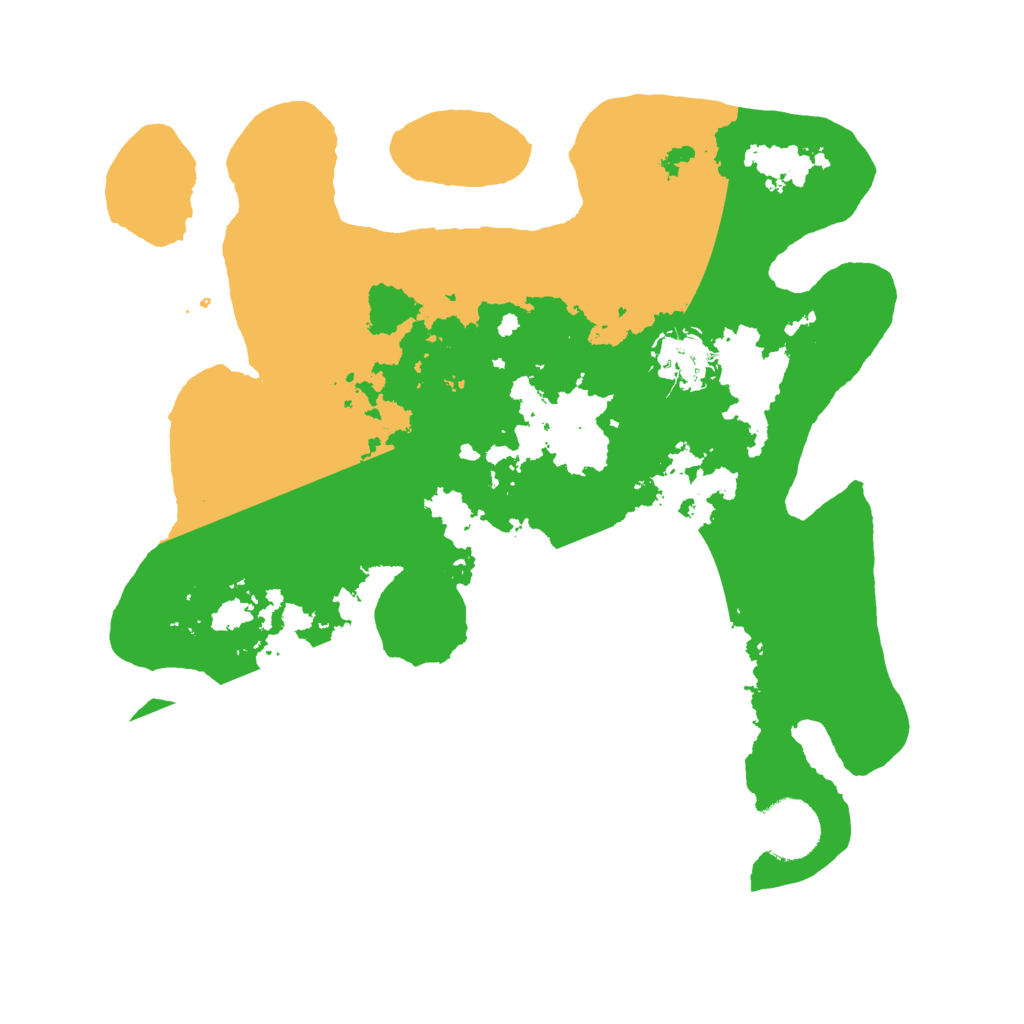 Biome Rust Map: Barren, Size: 3000, Seed: 1028319976