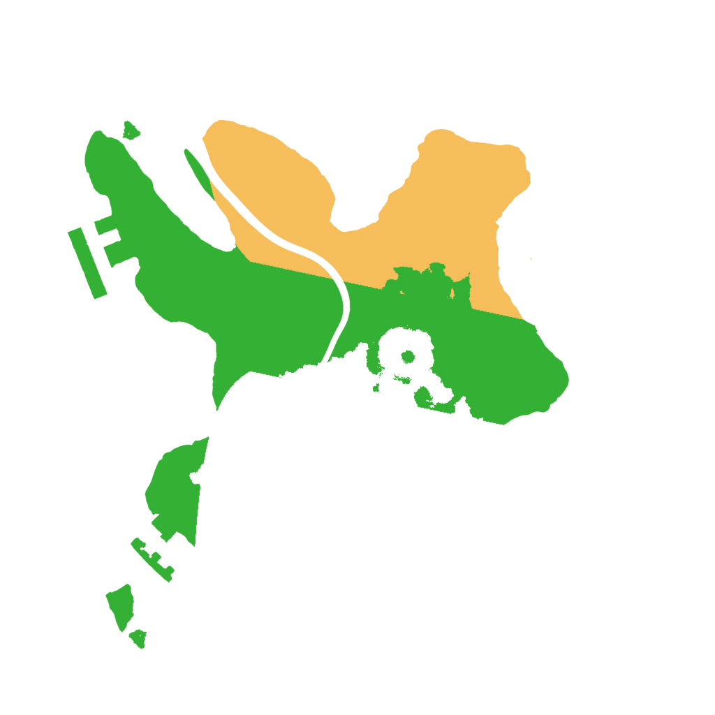 Biome Rust Map: Procedural Map, Size: 2000, Seed: 171