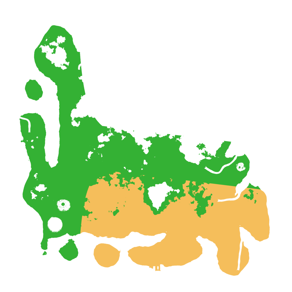 Biome Rust Map: Procedural Map, Size: 3500, Seed: 1843413573