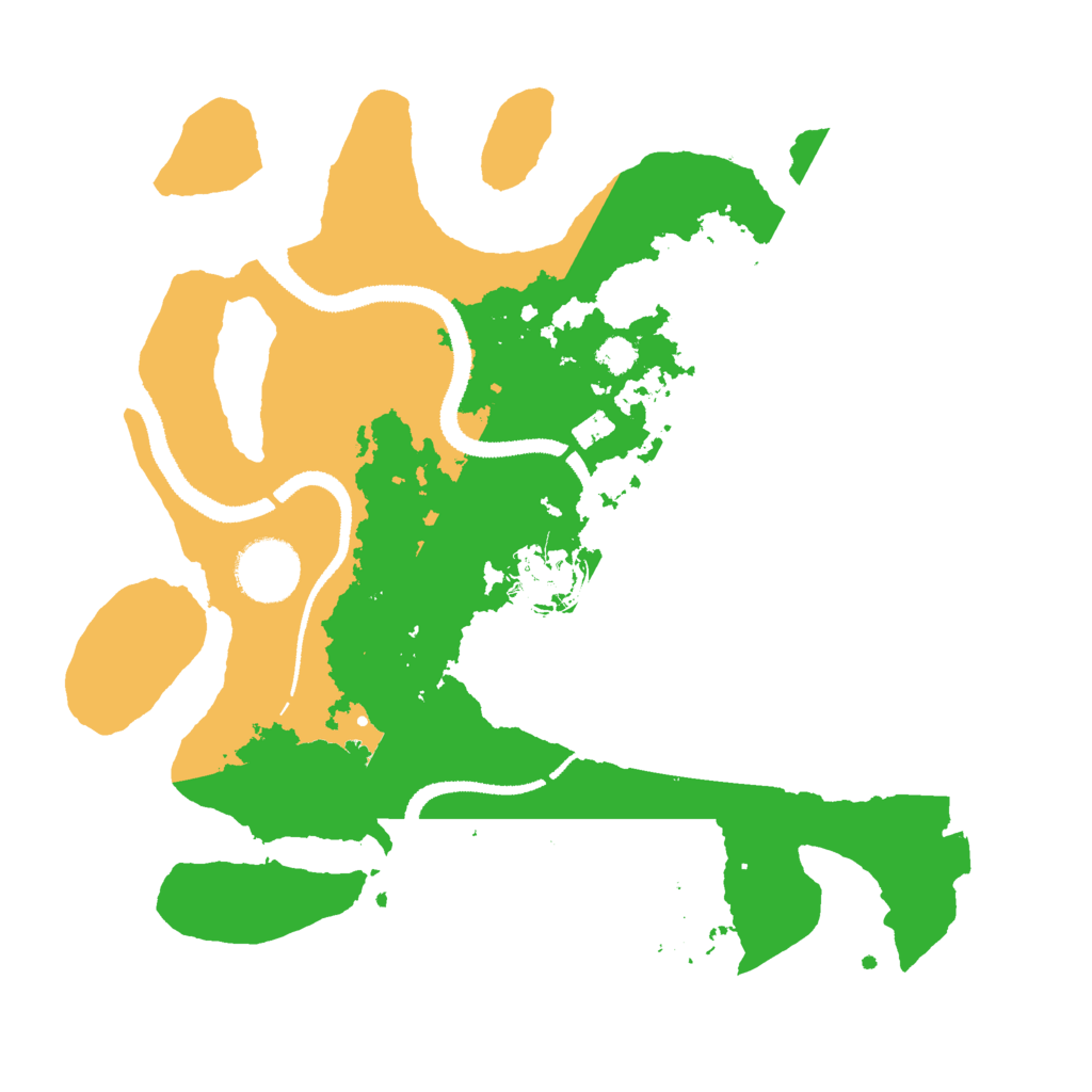 Biome Rust Map: Procedural Map, Size: 3000, Seed: 9608574