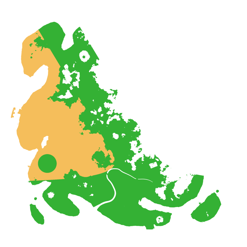 Biome Rust Map: Procedural Map, Size: 3500, Seed: 5003095