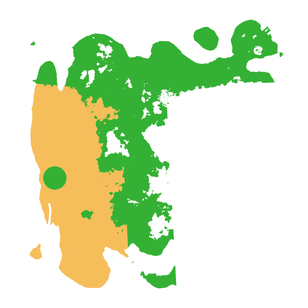 Biome Rust Map: Procedural Map, Size: 3500, Seed: 98456611