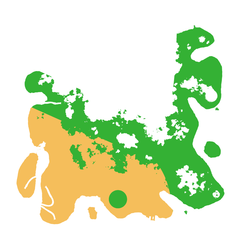 Biome Rust Map: Procedural Map, Size: 3500, Seed: 238196947