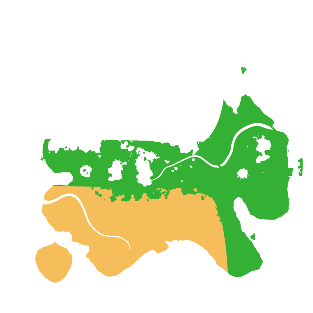 Biome Rust Map: Procedural Map, Size: 2650, Seed: 7834099