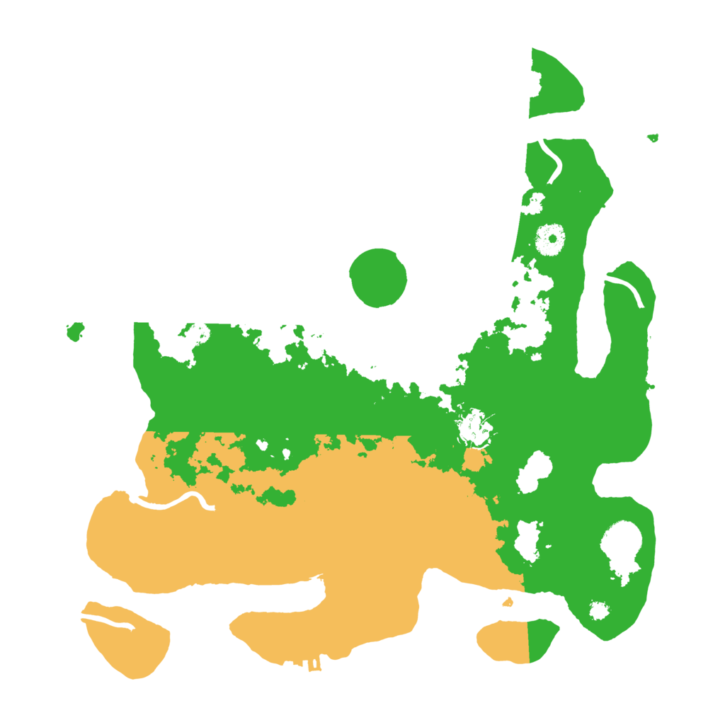 Biome Rust Map: Procedural Map, Size: 3500, Seed: 52301341