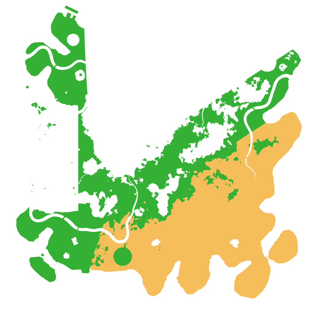Biome Rust Map: Procedural Map, Size: 4500, Seed: 844568057
