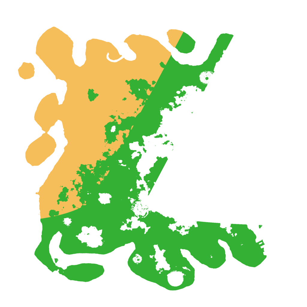 Biome Rust Map: Procedural Map, Size: 3500, Seed: 427800143