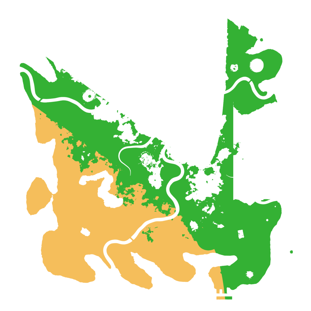 Biome Rust Map: Procedural Map, Size: 4000, Seed: 81858300