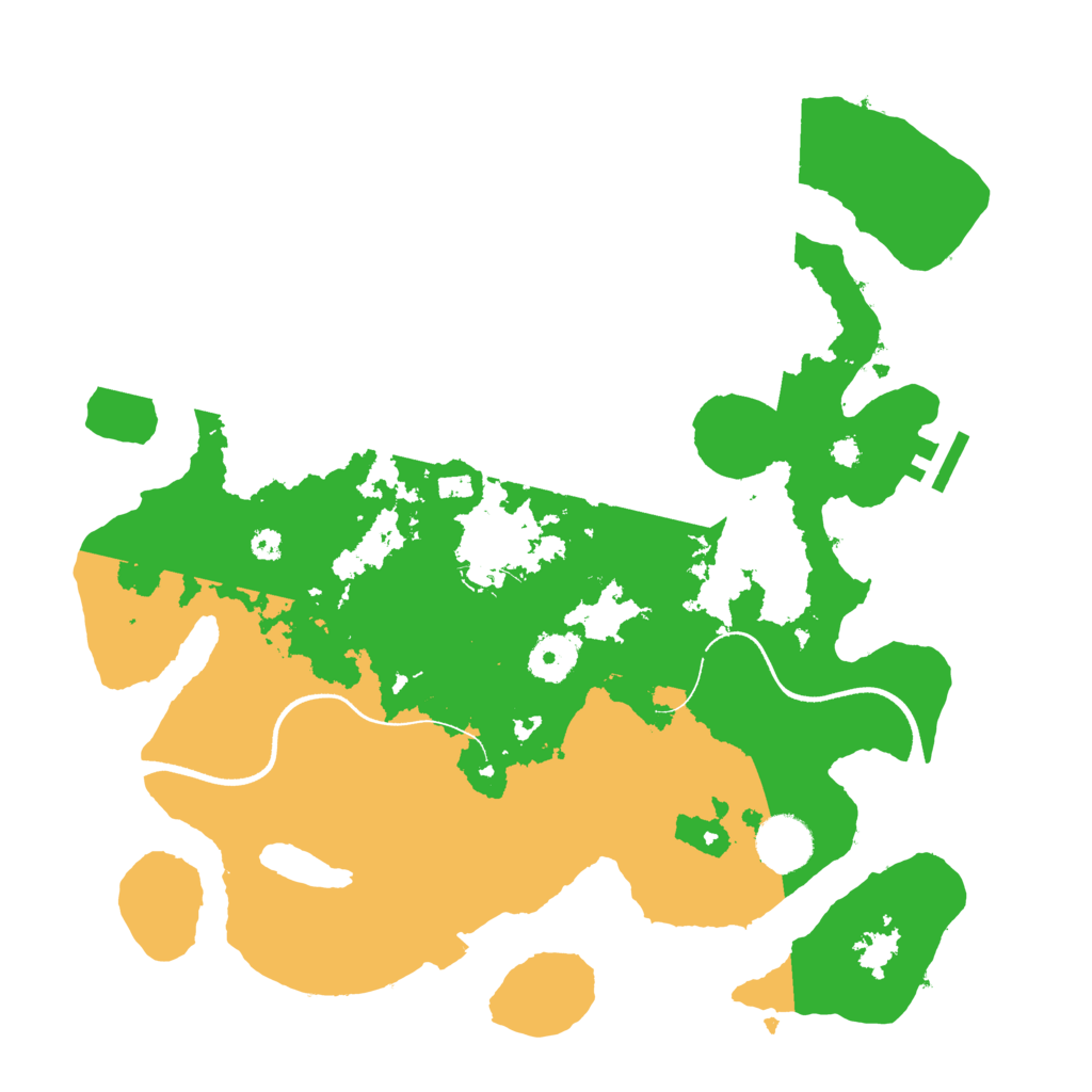 Biome Rust Map: Procedural Map, Size: 3500, Seed: 402653967