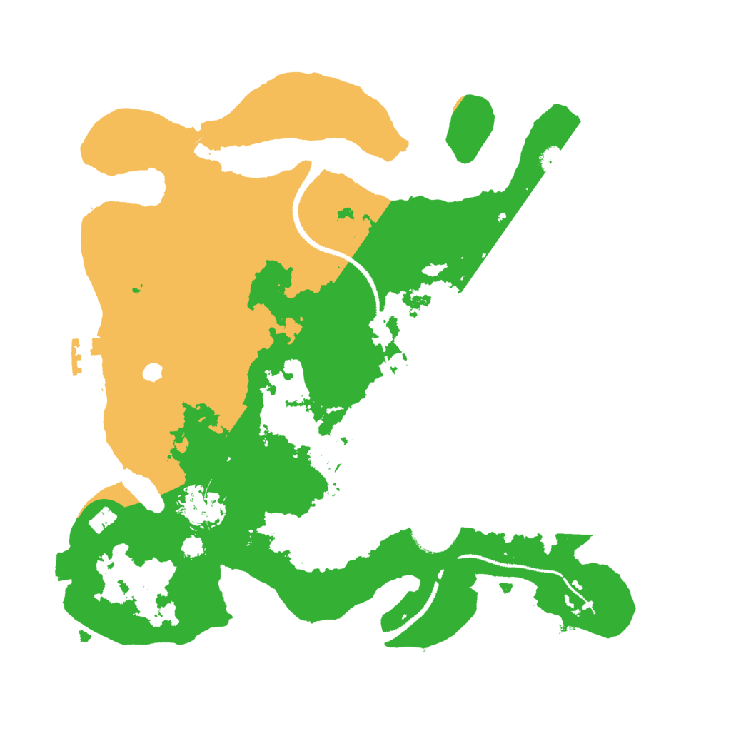 Biome Rust Map: Procedural Map, Size: 3000, Seed: 1673264284