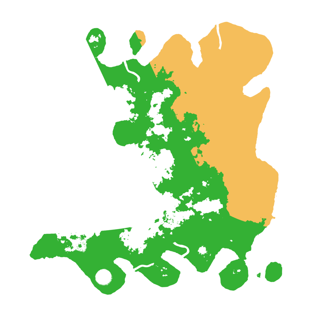Biome Rust Map: Procedural Map, Size: 3500, Seed: 99207159
