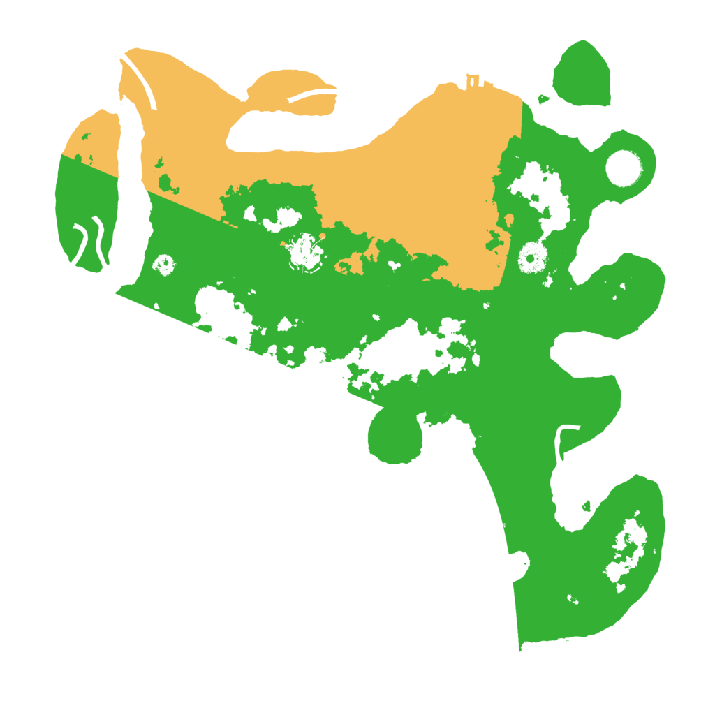 Biome Rust Map: Procedural Map, Size: 3500, Seed: 89311520