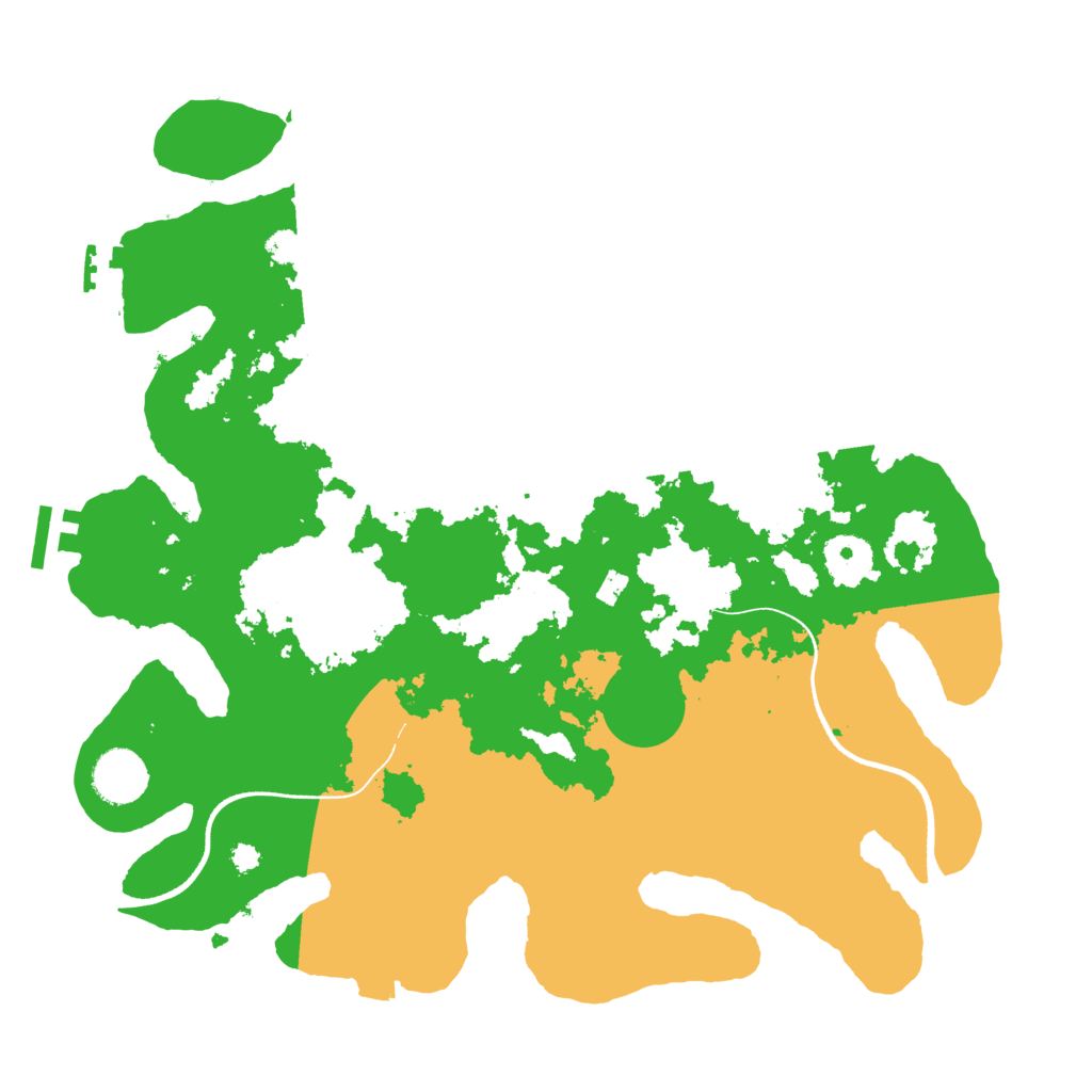 Biome Rust Map: Procedural Map, Size: 3500, Seed: 1916793674