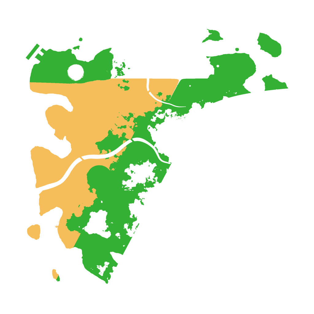 Biome Rust Map: Procedural Map, Size: 3500, Seed: 825648367