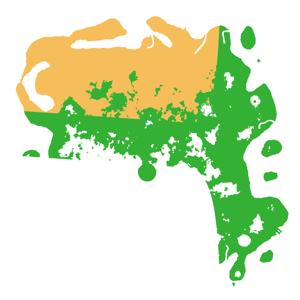 Biome Rust Map: Procedural Map, Size: 4400, Seed: 836429062