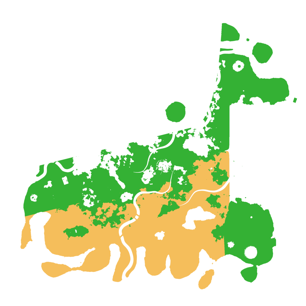 Biome Rust Map: Procedural Map, Size: 4250, Seed: 496889549