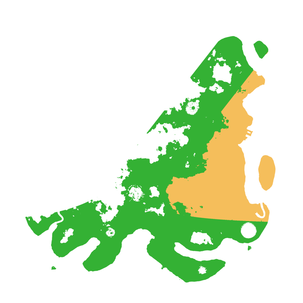 Biome Rust Map: Procedural Map, Size: 3500, Seed: 715401593
