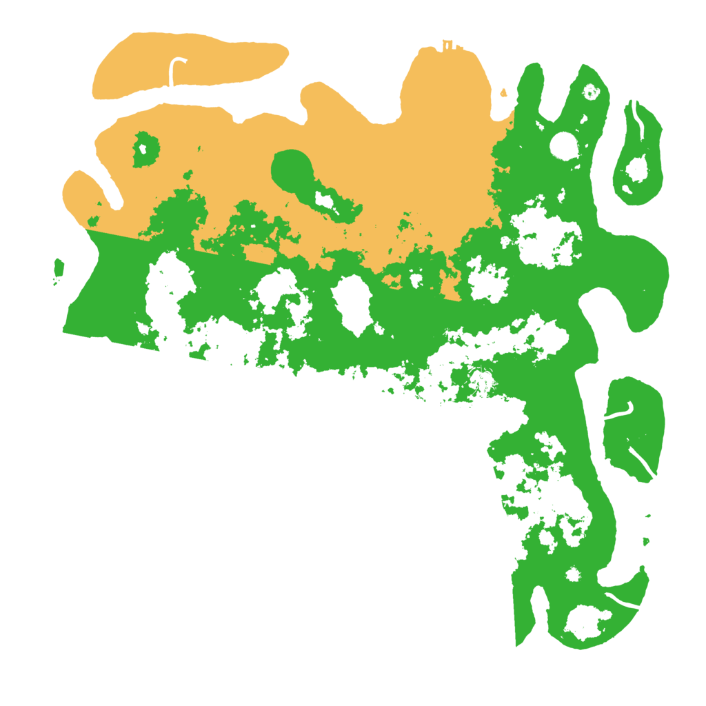 Biome Rust Map: Procedural Map, Size: 4500, Seed: 1999215804