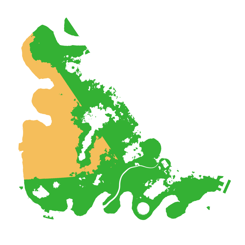 Biome Rust Map: Procedural Map, Size: 3500, Seed: 82678598