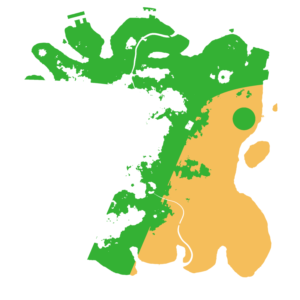 Biome Rust Map: Procedural Map, Size: 3500, Seed: 1692996503