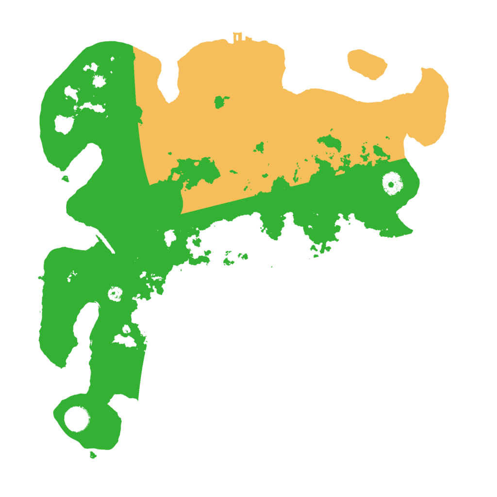 Biome Rust Map: Procedural Map, Size: 3500, Seed: 1223296806